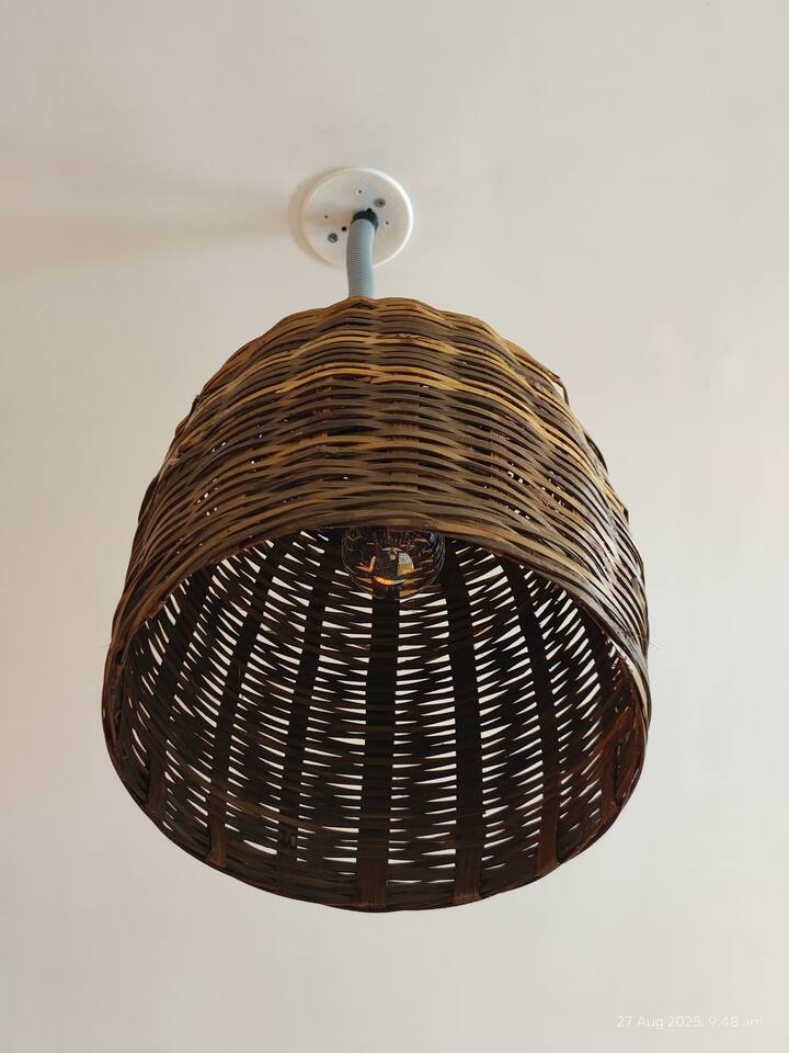 Custom artistic roof lighting design